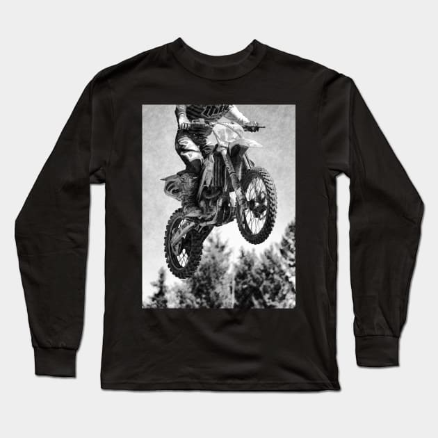 Got Air! - Motocross Racer Long Sleeve T-Shirt by Highseller